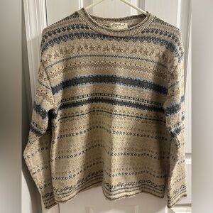 Vintage Eddie Bauer Fair Isle Sweater Women’s Small